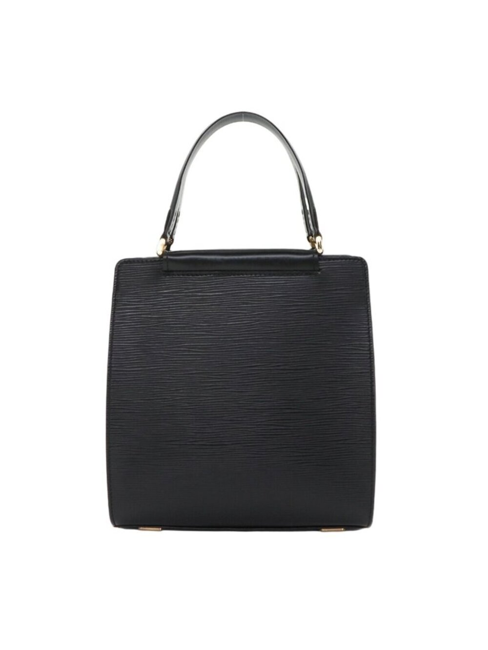 Louis Vuitton Epi Figari PM Hand Bag Leather Noir Gold